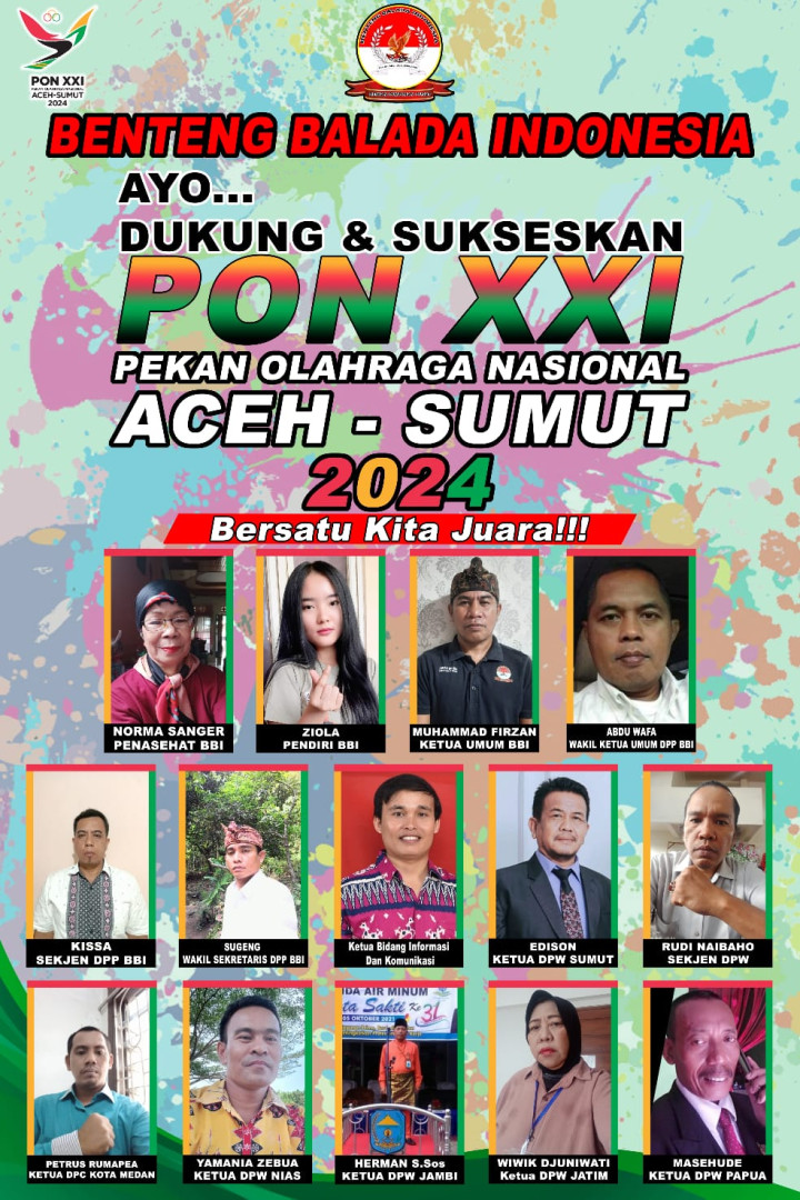 Ayo Dukung & Sukseskan PON XXI Aceh - Sumut 2024